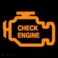 Check Engine Light Flatbill Hat