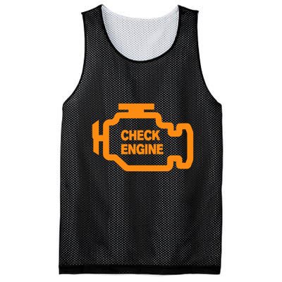 Check Engine Light Mesh Reversible Basketball Jersey Tank