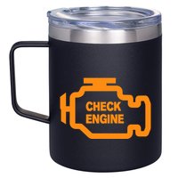 Check Engine Light 12oz Stainless Steel Coffee Mug