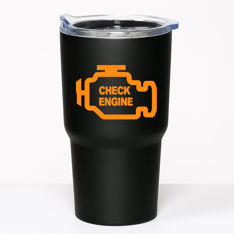Check Engine Light Tumbler