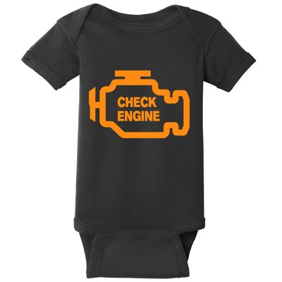 Check Engine Light Baby Bodysuit
