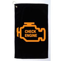 Check Engine Light Golf Towel
