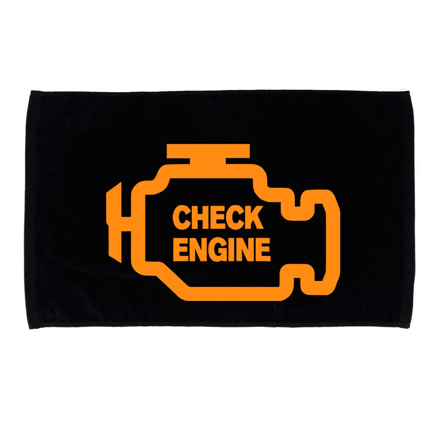 Check Engine Light Microfiber Hand Towel