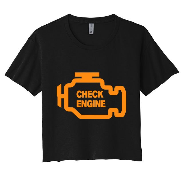 Check Engine Light Crop Top