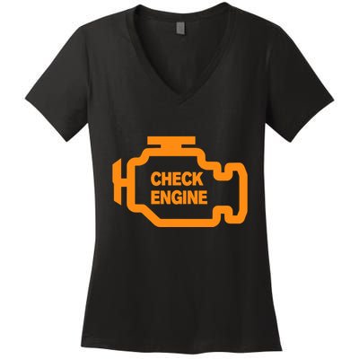 Check Engine Light Women's V-Neck T-Shirt