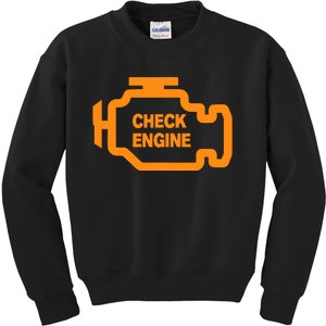 Check Engine Light Kids Sweatshirt