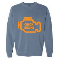Check Engine Light Garment-Dyed Sweatshirt