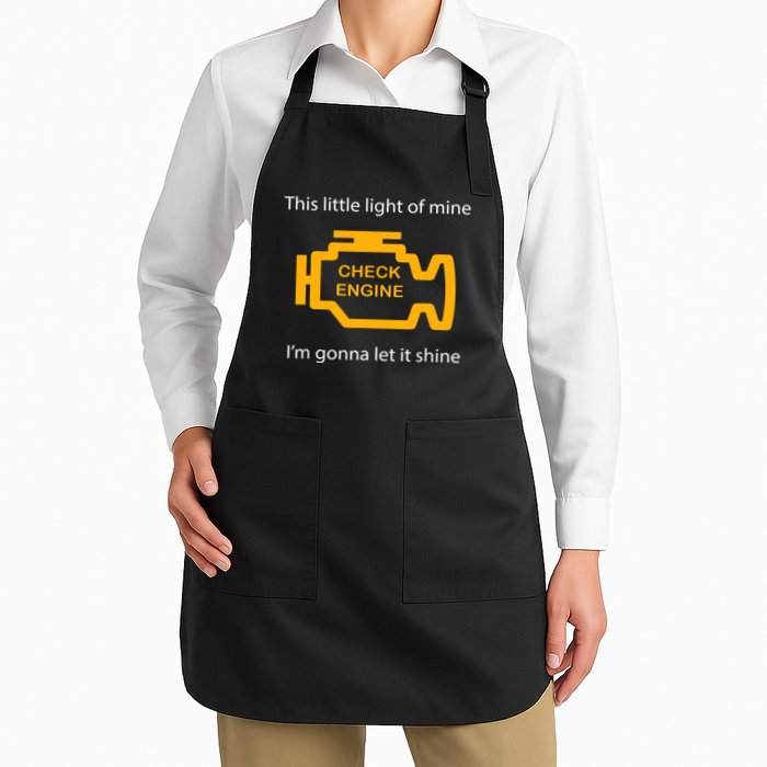 Check Engine Light This Little Light Of Mine Apron