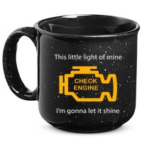 Check Engine Light This Little Light Of Mine 15oz Campfire Ceramic Mug