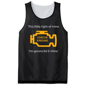 Check Engine Light This Little Light Of Mine Mesh Reversible Basketball Jersey Tank