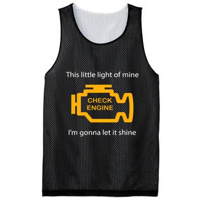 Check Engine Light This Little Light Of Mine Mesh Reversible Basketball Jersey Tank