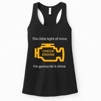 Check Engine Light This Little Light Of Mine Womens Tank Top