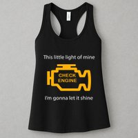 Check Engine Light This Little Light Of Mine Womens Tank Top