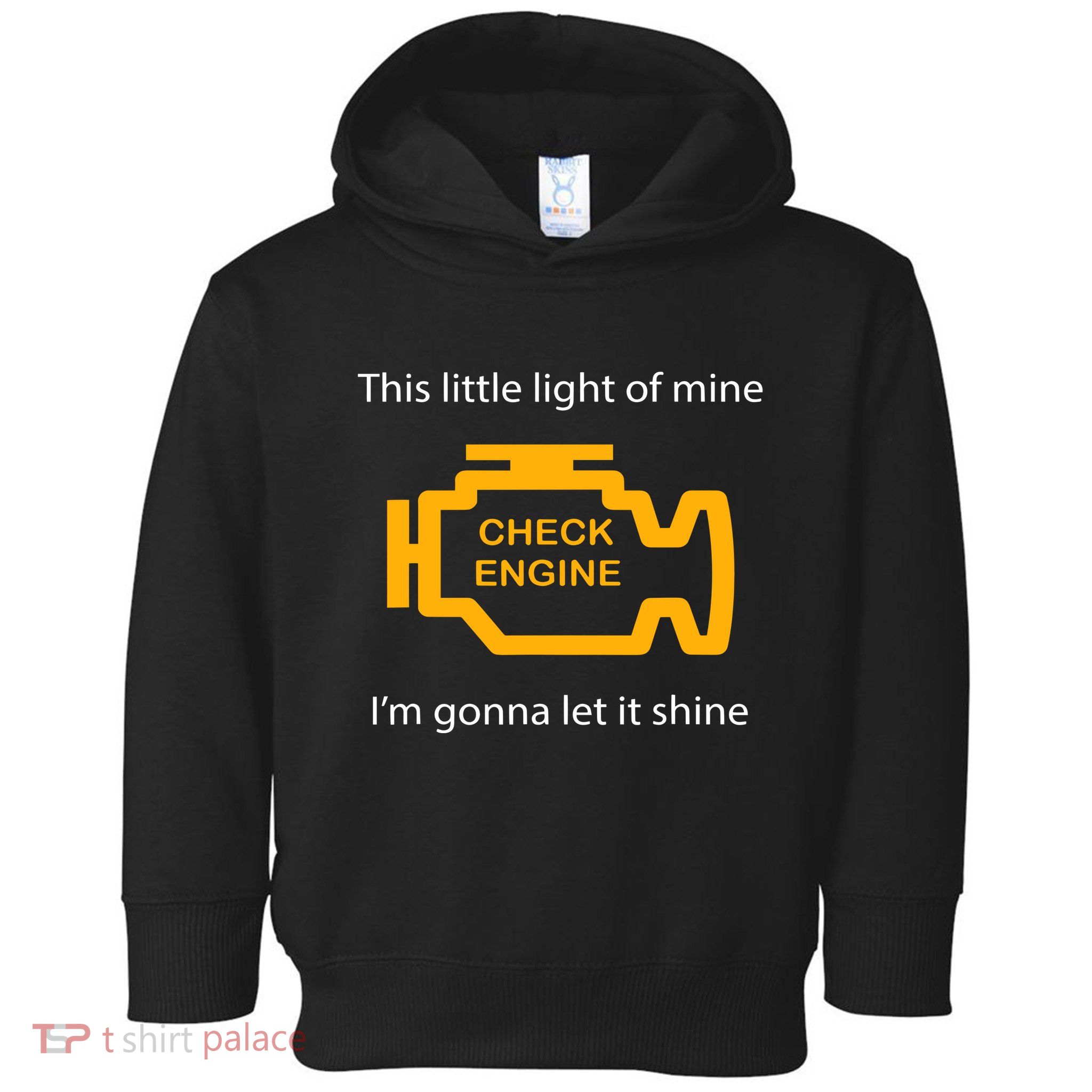 Check Engine Light This Little Light Of Mine Toddler Hoodie