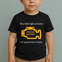 Check Engine Light This Little Light Of Mine Toddler T-Shirt