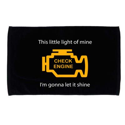 Check Engine Light This Little Light Of Mine Microfiber Hand Towel