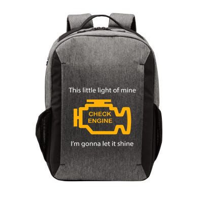 Check Engine Light This Little Light Of Mine Vector Backpack