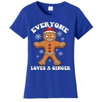 Christmas Everyone Loves A Ginger Funny Holiday Print Gift Women's T-Shirt