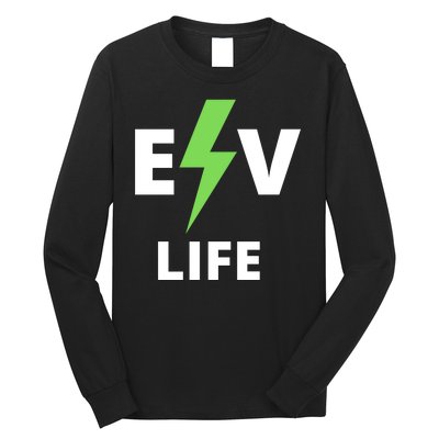 Cool EV Life Electric Vehicle, EVs, Funny Electric Vehicle Long Sleeve Shirt