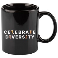Celebrate Diversity Beer 11oz C Handle Ceramic Mug