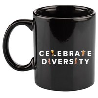 Celebrate Diversity Beer 11oz C Handle Ceramic Mug