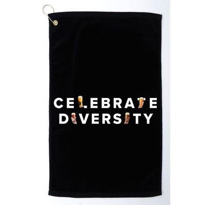 Celebrate Diversity Beer Golf Towel