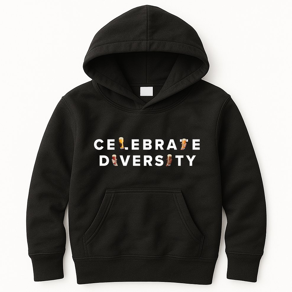 Celebrate Diversity Beer Kids Hoodie