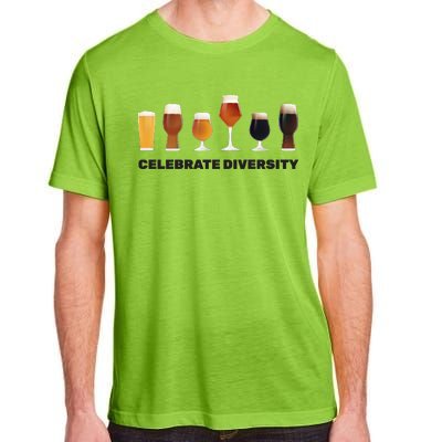 Celebrate Diversity beer Funny Adult ChromaSoft Performance T-Shirt