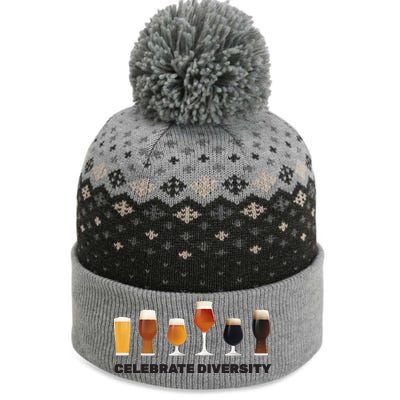 Celebrate Diversity beer Funny The Baniff Cuffed Pom Beanie