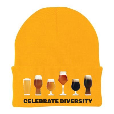 Celebrate Diversity beer Funny Knit Cap Winter Beanie