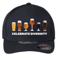 Celebrate Diversity beer Funny Flexfit Unipanel Trucker Cap