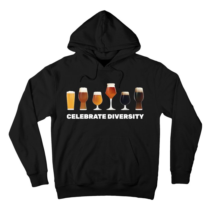 Celebrate Diversity beer Funny Hoodie