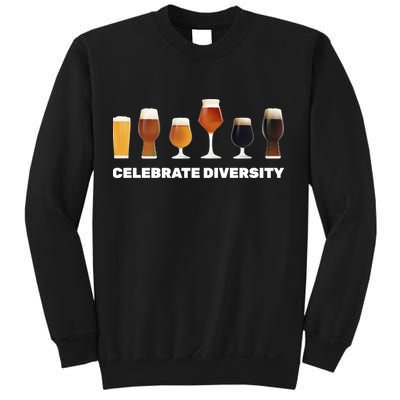 Celebrate Diversity beer Funny Sweatshirt