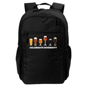 Celebrate Diversity beer Funny Daily Commute Backpack