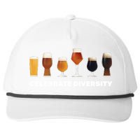 Celebrate Diversity beer Funny Snapback Five-Panel Rope Hat