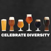 Celebrate Diversity beer Funny Adult Drive Performance Visor