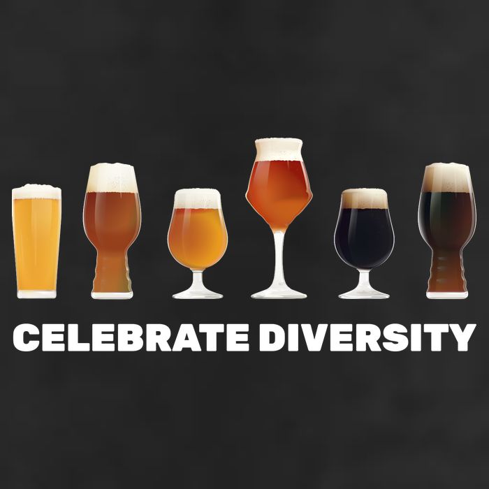 Celebrate Diversity beer Funny Adult Drive Performance Visor