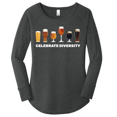 Celebrate Diversity beer Funny Women's Perfect Tri Tunic Long Sleeve Shirt