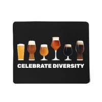 Celebrate Diversity beer Funny Mousepad