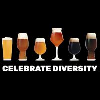 Celebrate Diversity beer Funny Poster