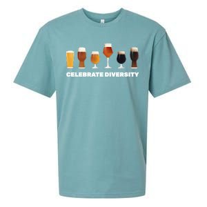 Celebrate Diversity beer Funny Sueded Cloud Jersey T-Shirt