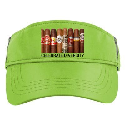 Celebrate Diversity Cigars Adult Drive Performance Visor