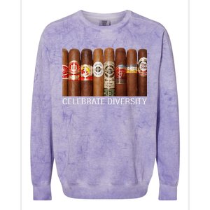 Celebrate Diversity Cigars Colorblast Crewneck Sweatshirt