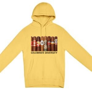 Celebrate Diversity Cigars Premium Pullover Hoodie