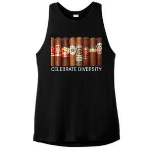 Celebrate Diversity Cigars Ladies PosiCharge Tri-Blend Wicking Tank