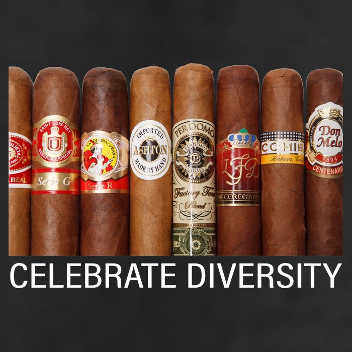 Celebrate Diversity Cigars 7 Panel Mesh Trucker Snapback Hat