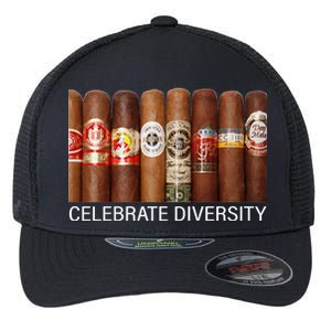 Celebrate Diversity Cigars Flexfit Unipanel Trucker Cap