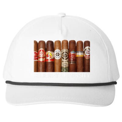 Celebrate Diversity Cigars Snapback Five-Panel Rope Hat