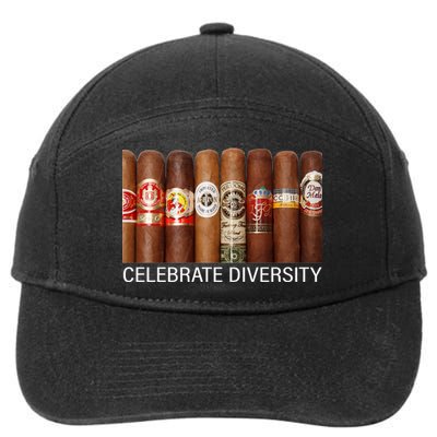 Celebrate Diversity Cigars 7-Panel Snapback Hat