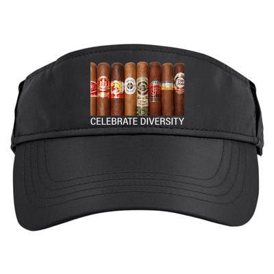 Celebrate Diversity Cigars Adult Drive Performance Visor